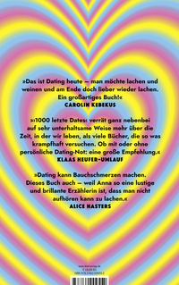 Zusatzmaterial 9783462009552 U4 von 1000 letzte Dates: Wie ich die Liebe suchte & etwas Besseres fand von Anna Dushime