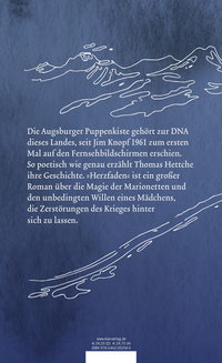 Zusatzmaterial 9783462052565 U4 von Herzfaden: Roman der Augsburger Puppenkiste von Thomas Hettche