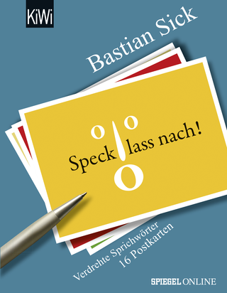 Buchcover von Speck, lass nach!: Verdrehte Sprichwörter - 16 Postkarten