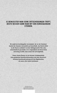 Zusatzmaterial 9783462055009 U4 von How It All Began and Who Died in the Process: Roman von Simon Urban