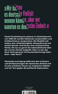 Zusatzmaterial 9783462010541 U4 von Niewiedervereinigung: 100 Zwischenrufe zur deutschen Einheit von Paula Fürstenberg