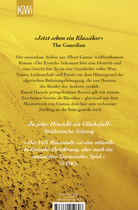 Zusatzmaterial 9783462050608 U4 von Der Fall Meursault - eine Gegendarstellung: Roman von Kamel Daoud
