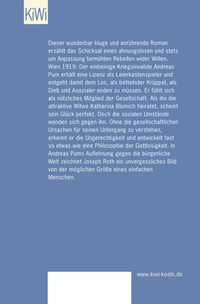 Zusatzmaterial 9783462036367 U4 von Die Rebellion von Joseph Roth