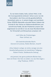Zusatzmaterial 9783462002898 U4 von Von hier an anders: Eine politische Skizze (mit aktuellem Nachwort) von Robert Habeck