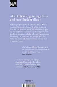 Zusatzmaterial 9783462007022 U4 von Besser allein als in schlechter Gesellschaft: Meine eigensinnige Tante von Adriana Altaras