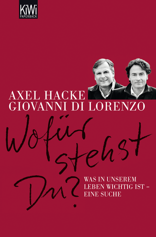 Buchcover von Wofür stehst du?: Was in unserem Leben wichtig ist - Eine Suche.