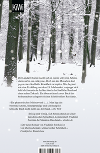 Zusatzmaterial 9783462046823 U4 von Der Schneesturm: Roman von Vladimir Sorokin