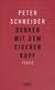 Buchcover von Denken mit dem eigenen Kopf: Essays von Peter Schneider