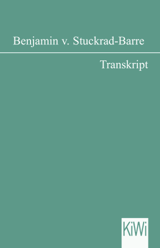 Buchcover von Transkript