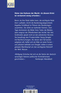 Zusatzmaterial 9783462037487 U4 von Fremde Wasser: Denglers dritter Fall von Wolfgang Schorlau