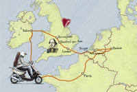 Zusatzmaterial U2 978 3 462 05211 4 von Wenn die Sonne rauskommt, fahr ich ohne Geld: Mit dem Roller nach Dublin von Jonas Baeck