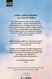 Zusatzmaterial 9783462014914 U4 von Walzer für Niemand: Roman von Sophie Hunger