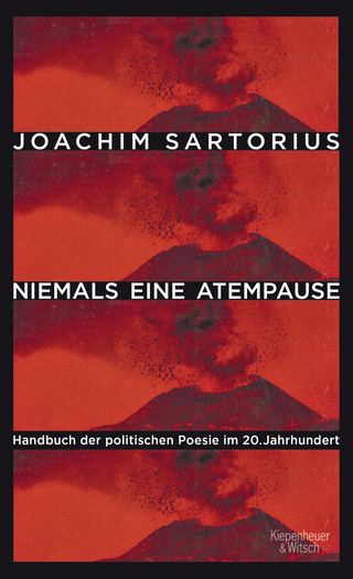Buchcover von Niemals eine Atempause: Handbuch der politischen Poesie im 20. Jahrhundert