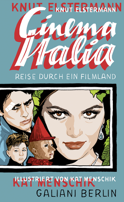 Buchcover von Cinema Italia  von Kat Menschik, Knut Elstermann