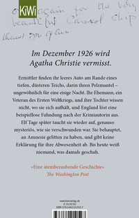 Zusatzmaterial 9783462010527 U4 von Mrs Agatha Christie: Roman von Marie Benedict