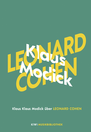 Buchcover von Klaus Modick über Leonard Cohen