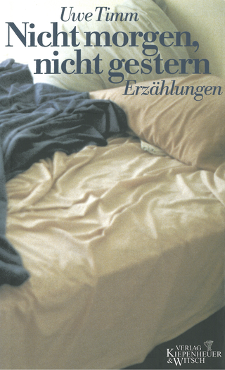 Buchcover von Nicht morgen, nicht gestern: Erzählungen