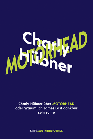 Buchcover von Charly Hübner über Motörhead oder Warum ich James Last dankbar sein sollte
