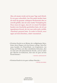 Zusatzmaterial 9783462050837 U4 von Eurotrash: Roman von Christian Kracht