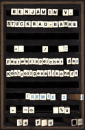 Buchcover von Festwertspeicher der Kontrollgesellschaft: Remix 2 von Benjamin von Stuckrad-Barre