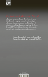 Zusatzmaterial 9783462007039 U4 von Vom Leben und anderen Zumutungen: Gespräche mit Zeitgenossen von Giovanni di Lorenzo