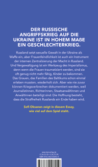 Zusatzmaterial 9783462006919 U4 von Putins Krieg gegen die Frauen von Sofi Oksanen