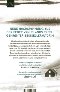 Zusatzmaterial 9783462007114 U4 von Verlogen: Ein Island-Krimi von Eva Björg Ægisdóttir