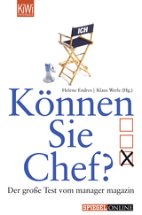Buchcover von Können Sie Chef?: Der große Test vom manager magazin von Klaus Werle