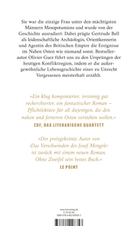 Zusatzmaterial 9783462008357 U4 von Die Welt in ihren Händen: Die Abenteuer der Gertrude Bell in Mesopotamien.  von Olivier Guez