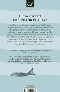Zusatzmaterial 9783462049589 U4 von Das Meer und ich waren im besten Alter: Geschichten aus meinem Alltag von Adriana Altaras
