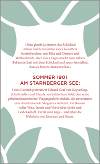 Zusatzmaterial 9783462051568 U4 von Keyserlings Geheimnis: Roman von Klaus Modick