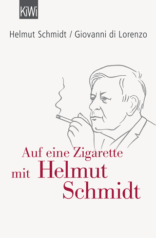 Buchcover von Auf eine Zigarette mit Helmut Schmidt