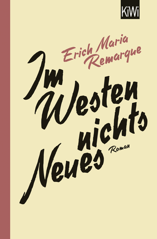 Buchcover von Im Westen nichts Neues: Roman. Ohne Material