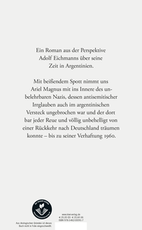 Zusatzmaterial 9783462000917 U4 von Das zweite Leben des Adolf Eichmann: Roman von Ariel Magnus