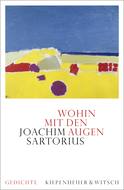 Buchcover von Wohin mit den Augen: Gedichte von Joachim Sartorius