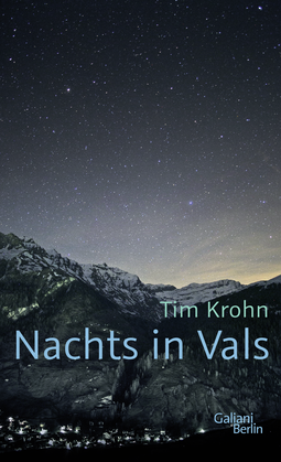 Buchcover von Nachts in Vals von Tim Krohn