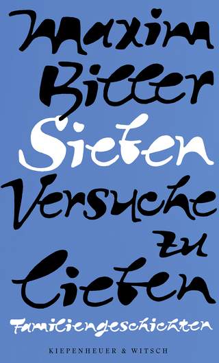 Buchcover von Sieben Versuche zu lieben: Familiengeschichten