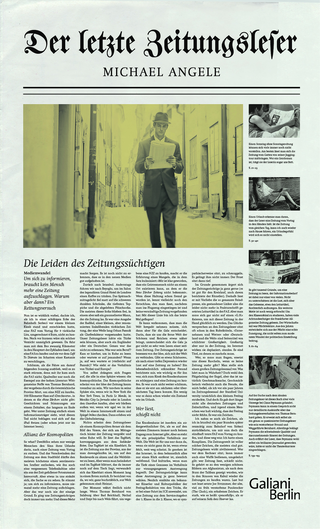 Buchcover von Der letzte Zeitungsleser