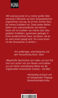 Zusatzmaterial 9783462001891 U4 von Ach, diese Lücke, diese entsetzliche Lücke: Roman. Alle Toten fliegen hoch, Teil 3 von Joachim Meyerhoff