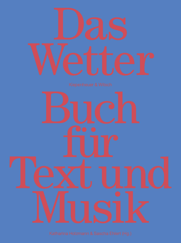 Buchcover von Das Wetter Buch für Text und Musik