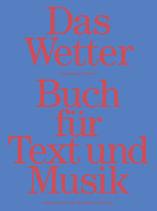 Buchcover von Das Wetter Buch für Text und Musik