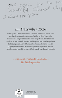 Zusatzmaterial 9783462002959 U4 von Mrs Agatha Christie: Roman von Marie Benedict