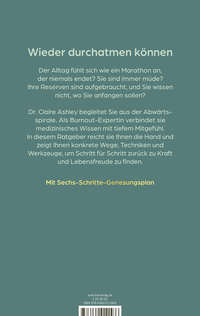Zusatzmaterial 9783462011586 U4 von Goodbye, Burnout!: In sechs Schritten aus der Krise von Dr. Claire Ashley