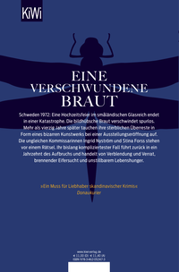 Zusatzmaterial 9783462052473 U4 von Schneewittchensarg: Ein Fall für Ingrid Nyström und Stina Forss von Roman Voosen, Kerstin Signe Danielsson