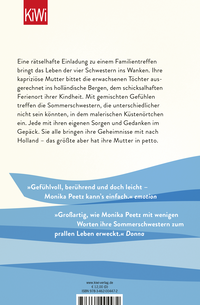 Zusatzmaterial 9783462004472 U4 von Sommerschwestern: Roman von Monika Peetz