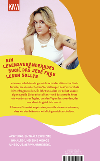 Zusatzmaterial 9783462001679 U4 von Frauen schulden dir gar nichts: Der Sunday Times Bestseller von Florence Given