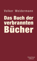 Buchcover von The Book of Burnt Books von Volker Weidermann