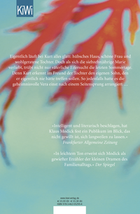 Zusatzmaterial 9783462052954 U4 von September Song: Roman von Klaus Modick