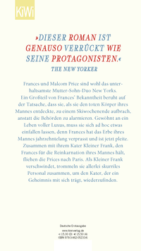 Zusatzmaterial 9783462052336 U4 von Letzte Rettung: Paris: Roman von Patrick deWitt