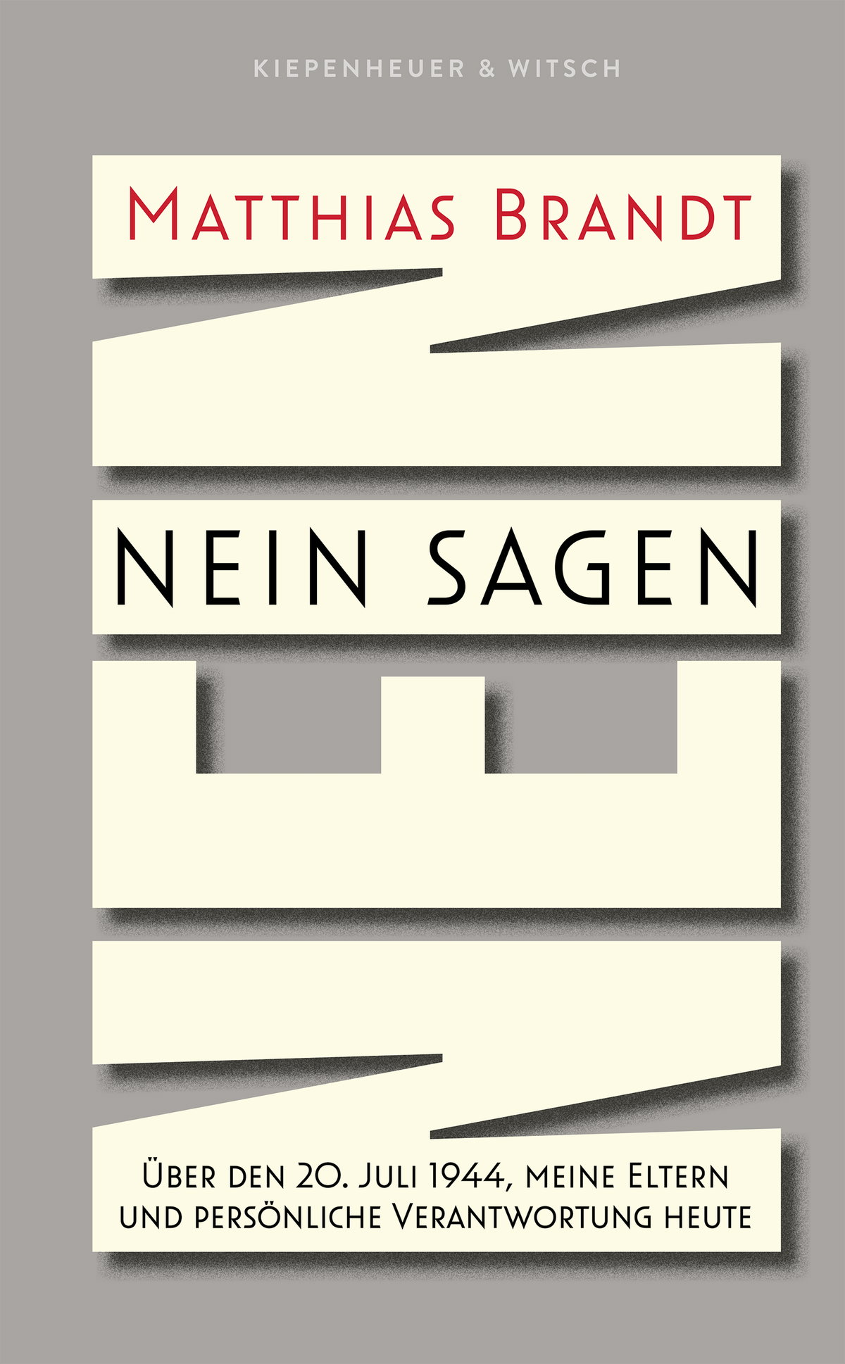 Nein sagen - Matthias Brandt | Kiepenheuer & Witsch